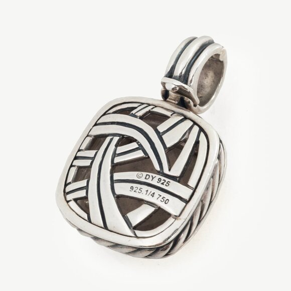 David Yurman Albion 18k Gold & Sterling Silver Pendant - Picture 2 of 3